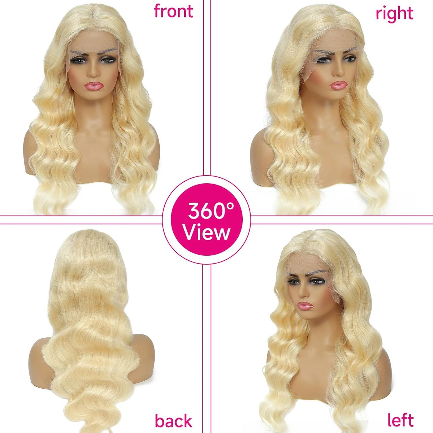 Women's Front Lace Synthetic Wig – Natural Look & Premium Fiber