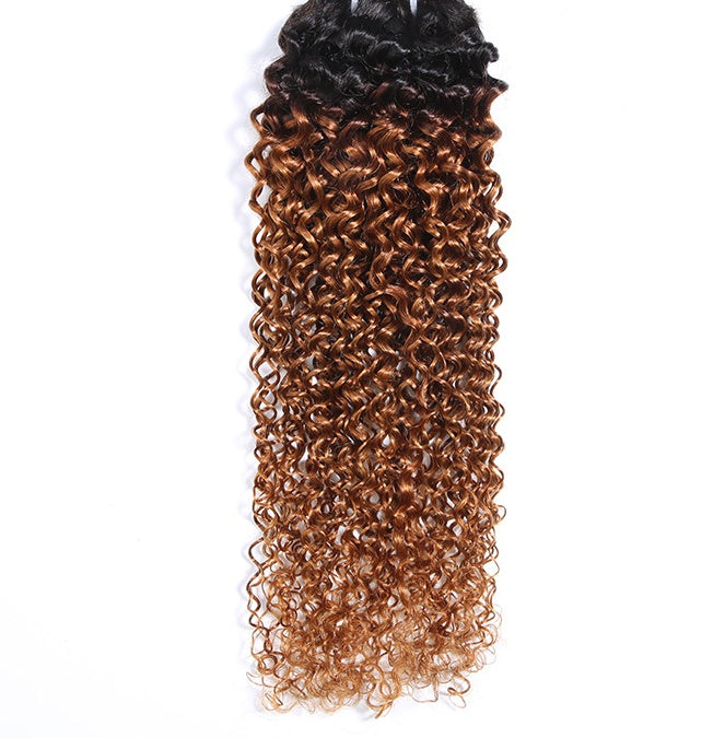 Afro Kinky Curly Wig T1B/30 – Real Human Hair Wig for Women