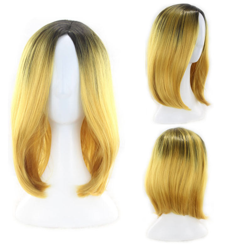 Long Bangs Wig – Natural Look Synthetic Hair Wig for All Skin Tones