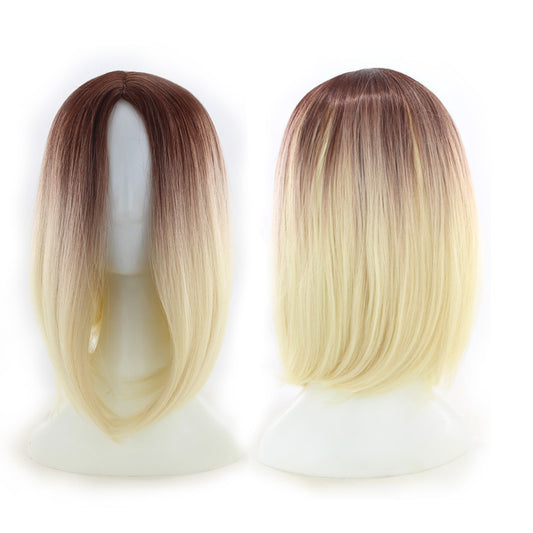Long Bangs Wig – Natural Look Synthetic Hair Wig for All Skin Tones