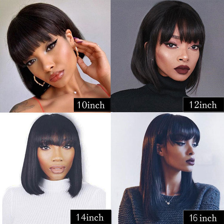 UNice Full Machine Human Hair Wig – Designed for Black Women