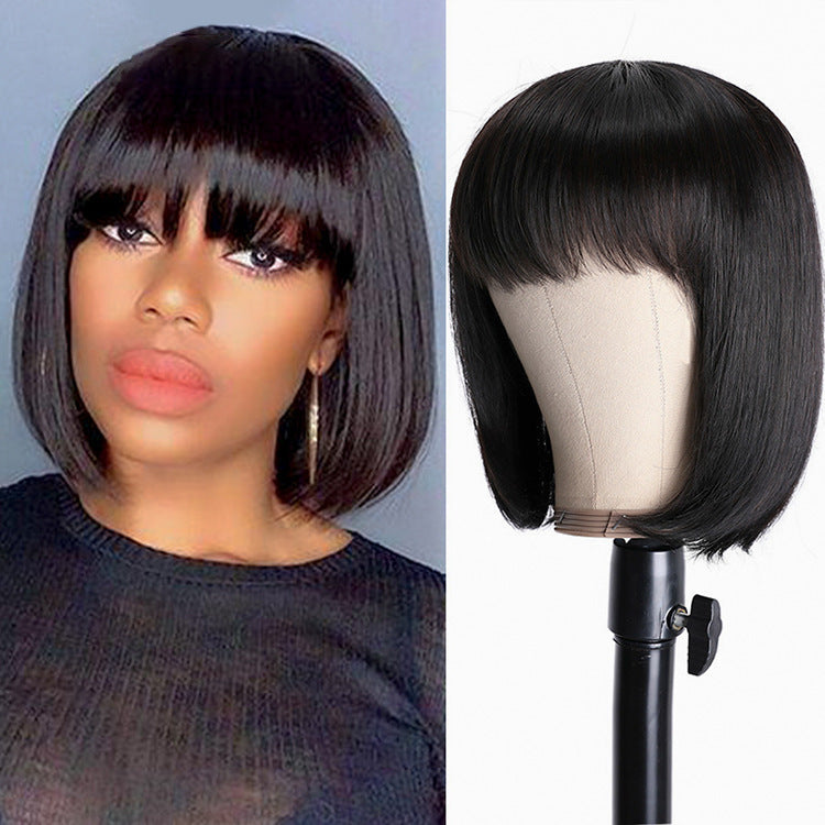 UNice Full Machine Human Hair Wig – Designed for Black Women