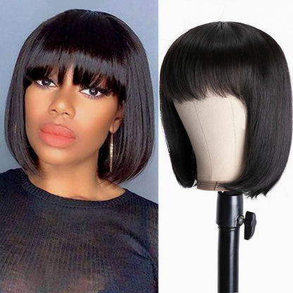 UNice Full Machine Human Hair Wig – Designed for Black Women