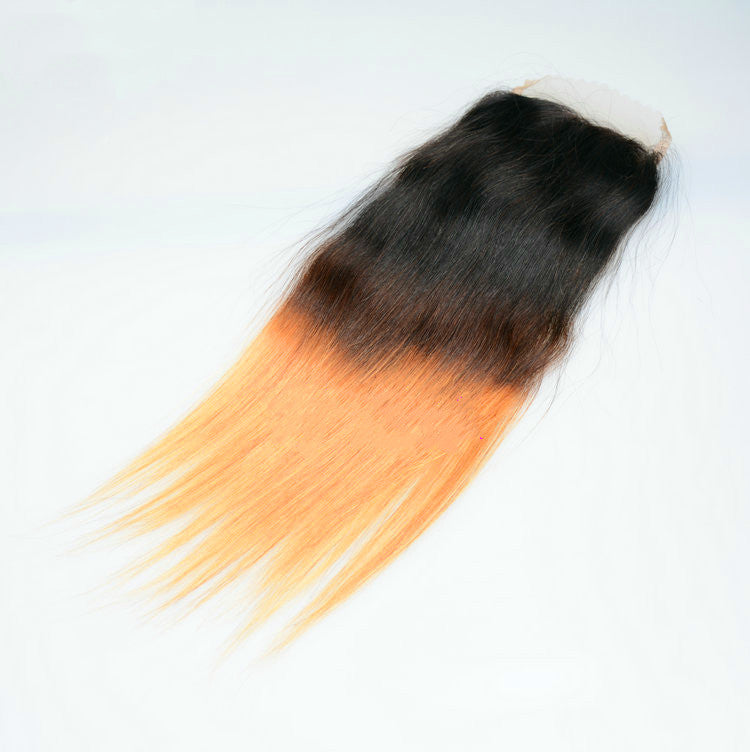 Indian Ombre Human Hair Wig – Three-Tone Natural Beauty