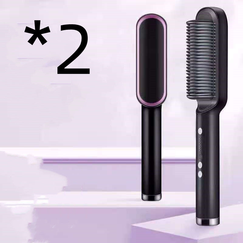 2-in-1 Hair Straightener Comb – Smooth or Wavy Hair in Just Minutes
