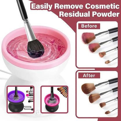 Melanther Electric Makeup Brush Cleaner – Deep Cleaning in Seconds!