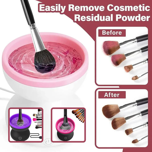Melanther Electric Makeup Brush Cleaner – Deep Cleaning in Seconds!