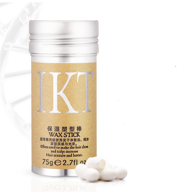 Hair wax stick broken hair finishing cream setting bar 