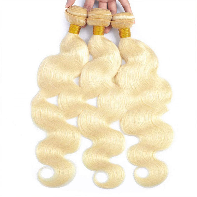 Voluminous Synthetic Wig 16-24 Inches – Light Gold