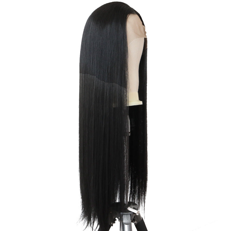 Long Straight Wig with Bangs – Star Fashion Style &amp; Vibrant Colors