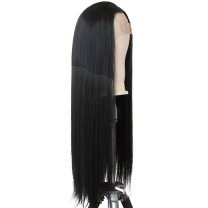 Long Straight Wig with Bangs – Star Fashion Style &amp; Vibrant Colors