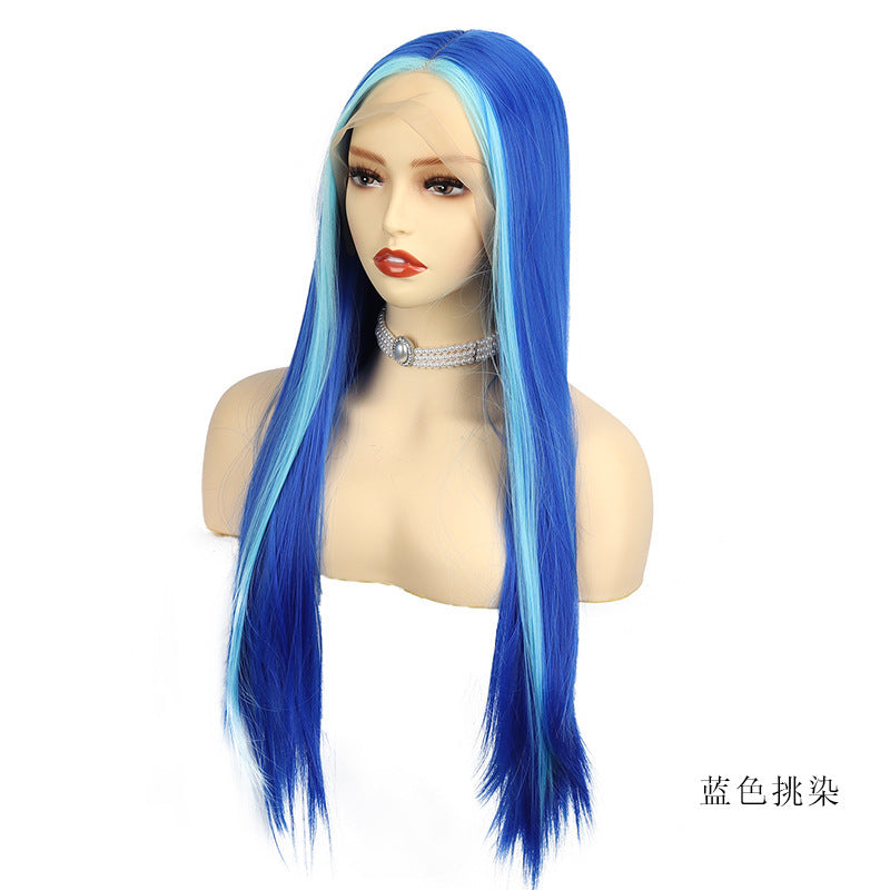 Long Straight Wig with Bangs – Star Fashion Style & Vibrant Colors