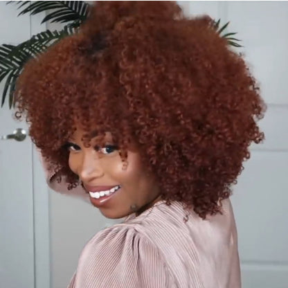 Exotic Style Reddish Brown Wig – Instantly Transform Your Look with Glamour!