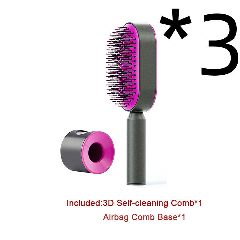 3D Self-Cleaning Scalp Massage Brush – Smooth, Healthy Hair Without Pain!