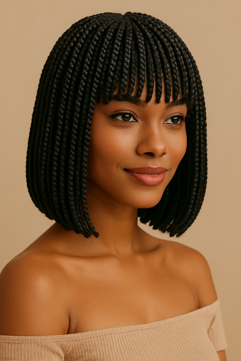 Short Curly Wig – Afro Style High-Temperature Synthetic Hair