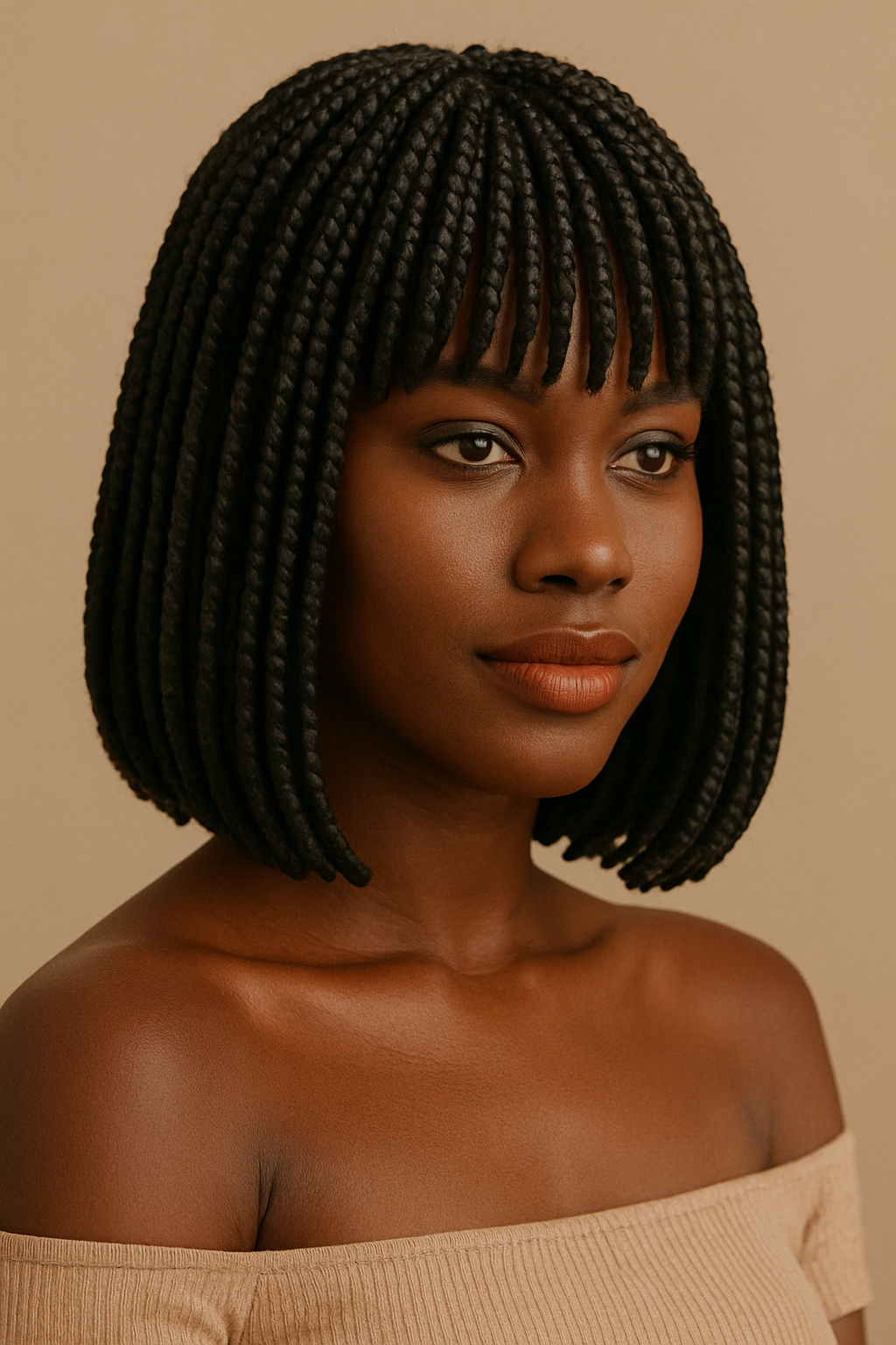 Short Curly Wig – Afro Style High-Temperature Synthetic Hair