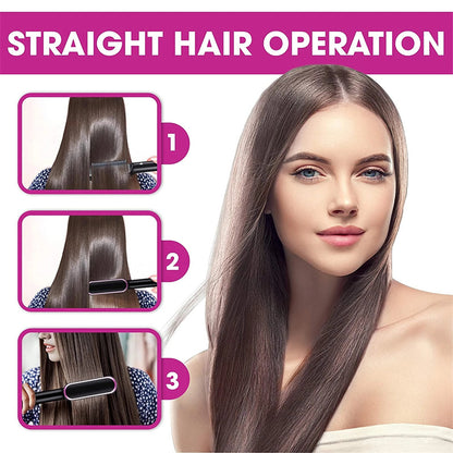 2-in-1 Hair Straightener Comb – Smooth or Wavy Hair in Just Minutes