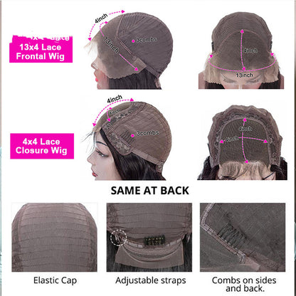 200% Density Black Thermal Silk Wig