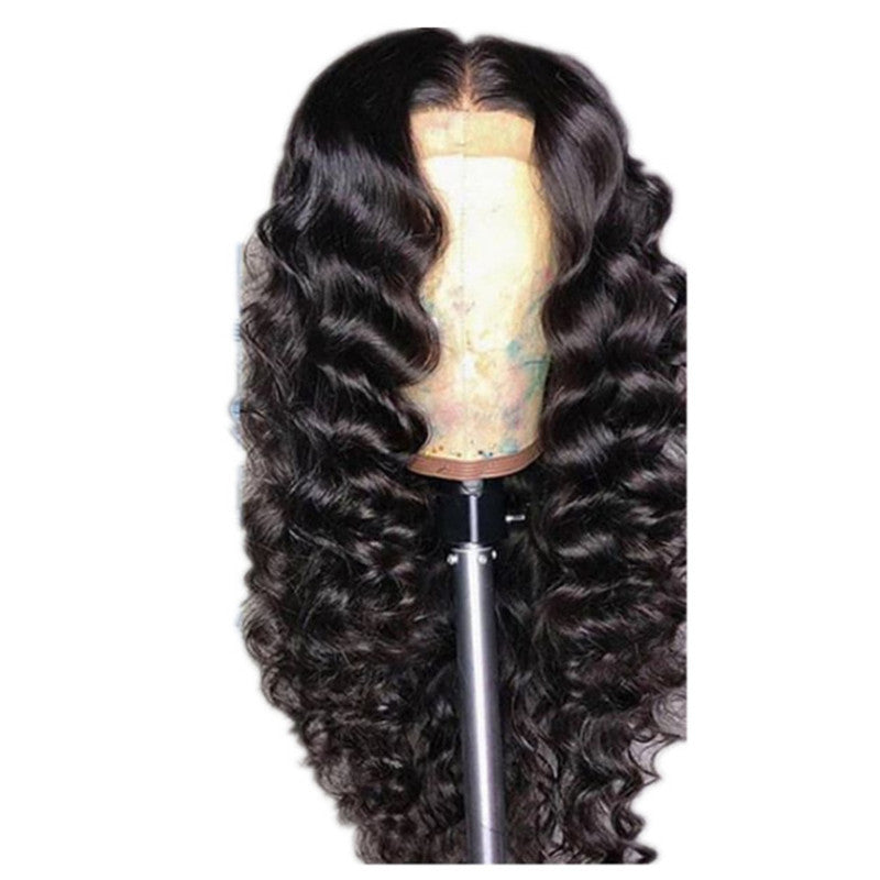Premium Curly High-Temperature Chemical Fiber Wig ✨