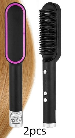 2-in-1 Hair Straightener Comb – Smooth or Wavy Hair in Just Minutes