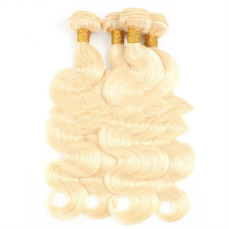 Voluminous Synthetic Wig 16-24 Inches – Light Gold